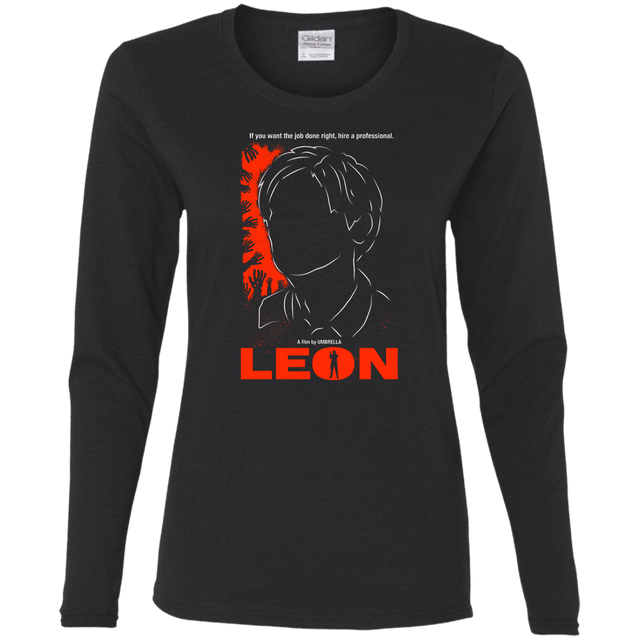 T-Shirts Black / S Leon Pro Women's Long Sleeve T-Shirt