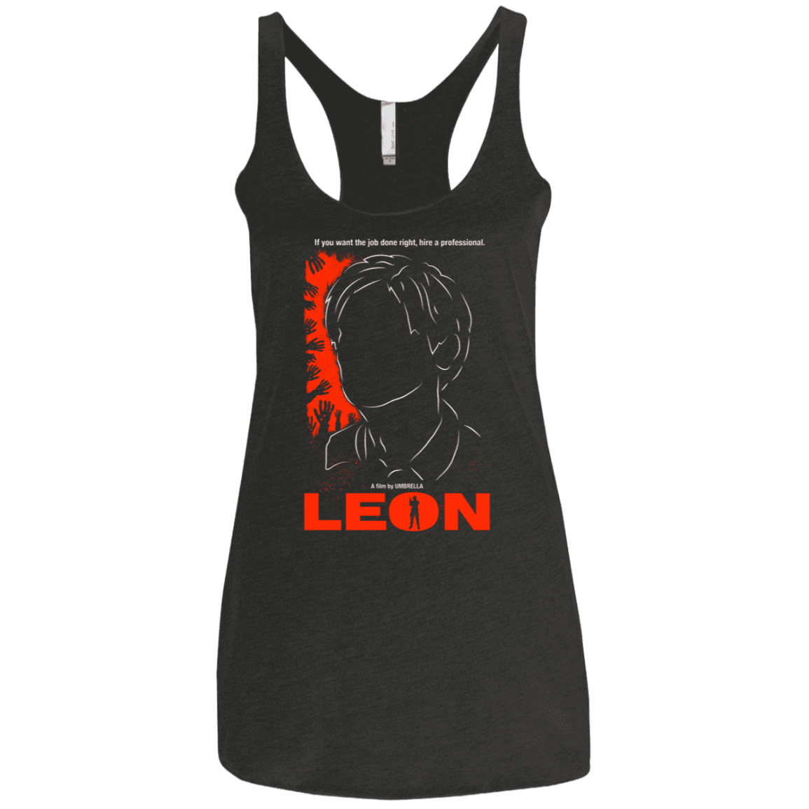 T-Shirts Vintage Black / X-Small Leon Pro Women's Triblend Racerback Tank