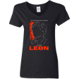 T-Shirts Black / S Leon Pro Women's V-Neck T-Shirt