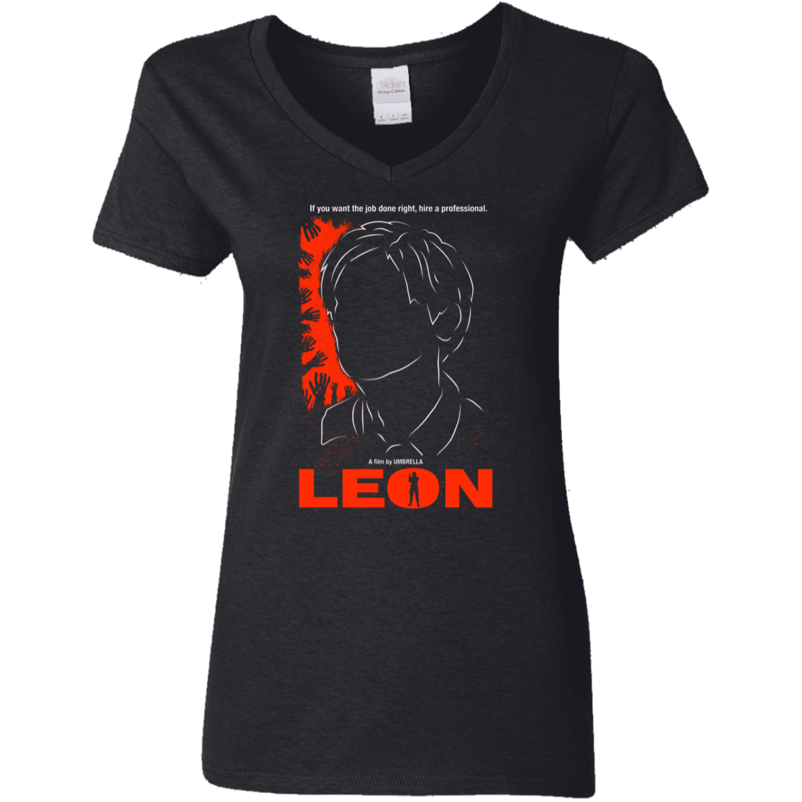 T-Shirts Black / S Leon Pro Women's V-Neck T-Shirt