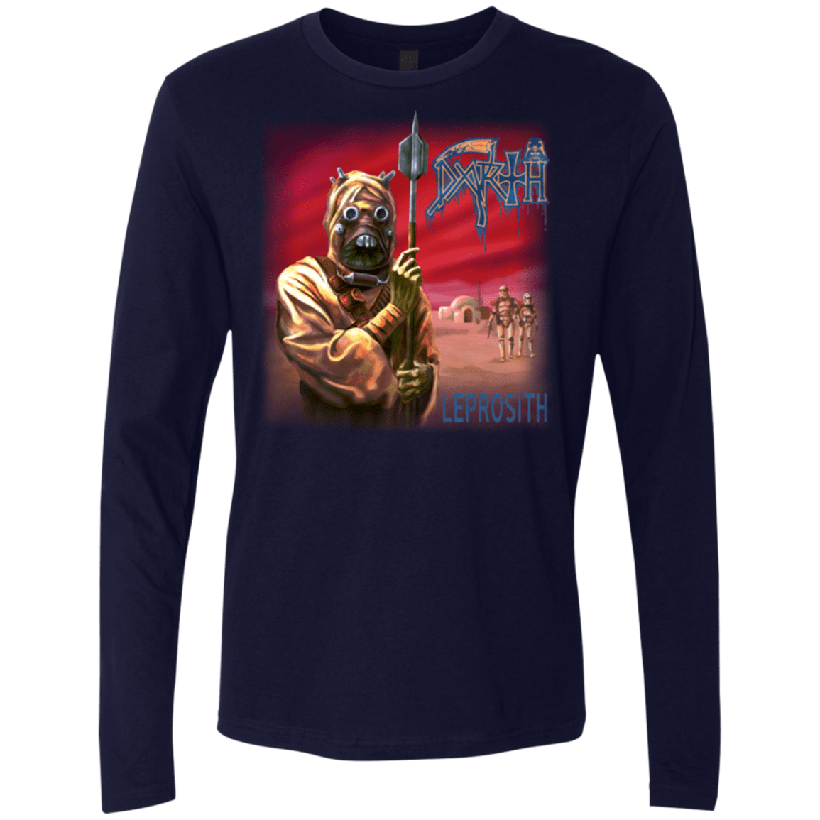T-Shirts Midnight Navy / Small LEPROSITH2 Men's Premium Long Sleeve