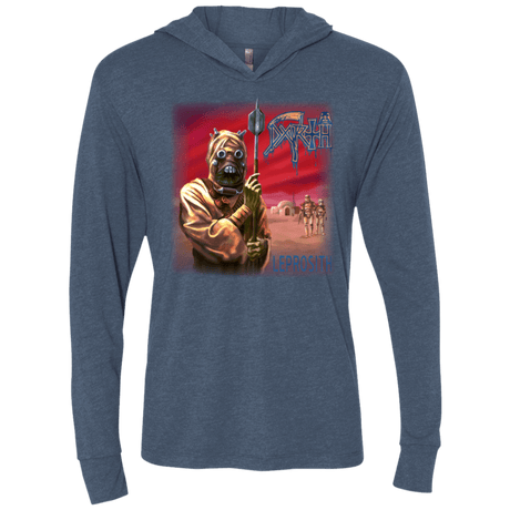 T-Shirts Indigo / X-Small LEPROSITH2 Triblend Long Sleeve Hoodie Tee