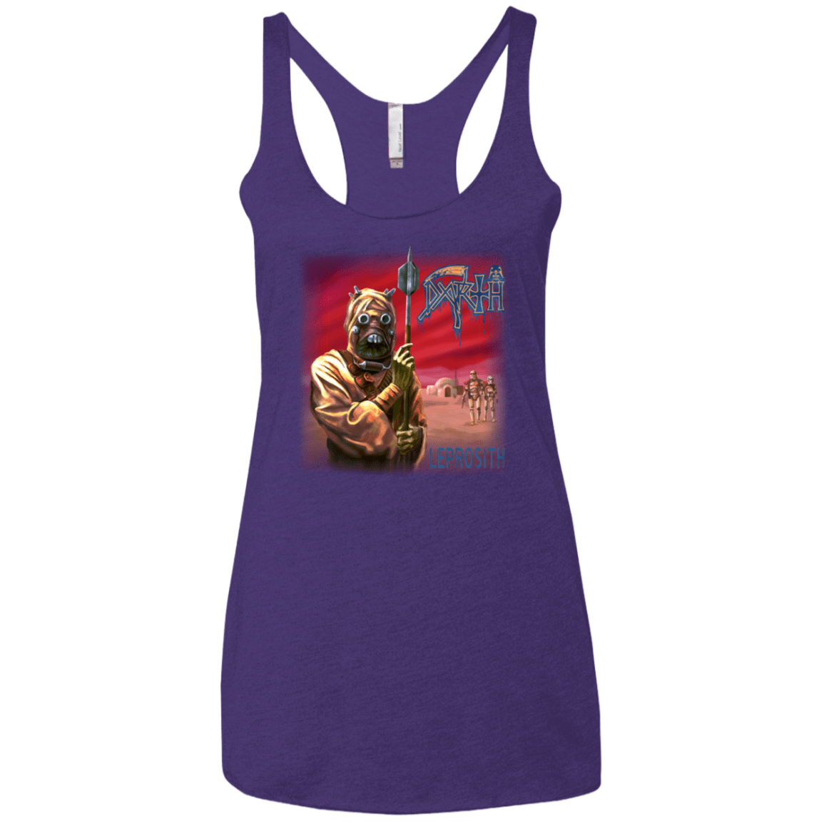 T-Shirts Purple / X-Small LEPROSITH2 Women's Triblend Racerback Tank