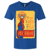 T-Shirts Royal / X-Small Les Furets de Feu Men's Premium V-Neck