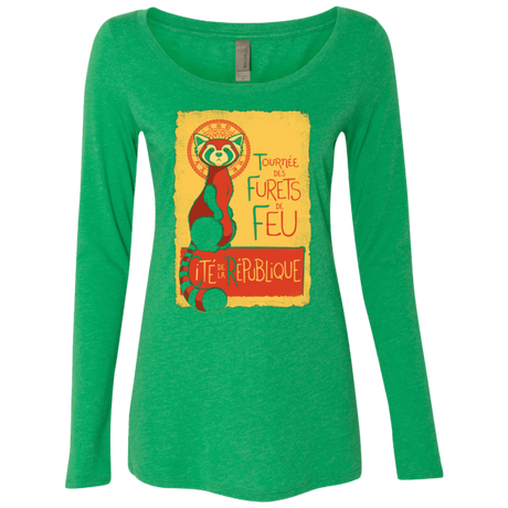 T-Shirts Envy / Small Les Furets de Feu Women's Triblend Long Sleeve Shirt