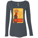 T-Shirts Vintage Navy / Small Les Furets de Feu Women's Triblend Long Sleeve Shirt