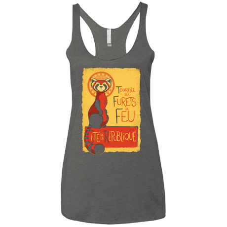 T-Shirts Premium Heather / X-Small Les Furets de Feu Women's Triblend Racerback Tank