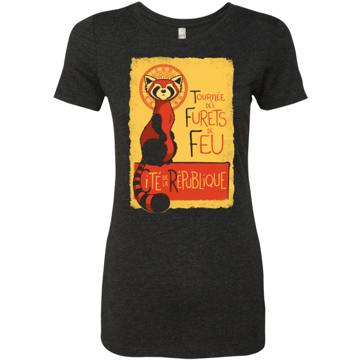 T-Shirts Vintage Black / Small Les Furets de Feu Women's Triblend T-Shirt