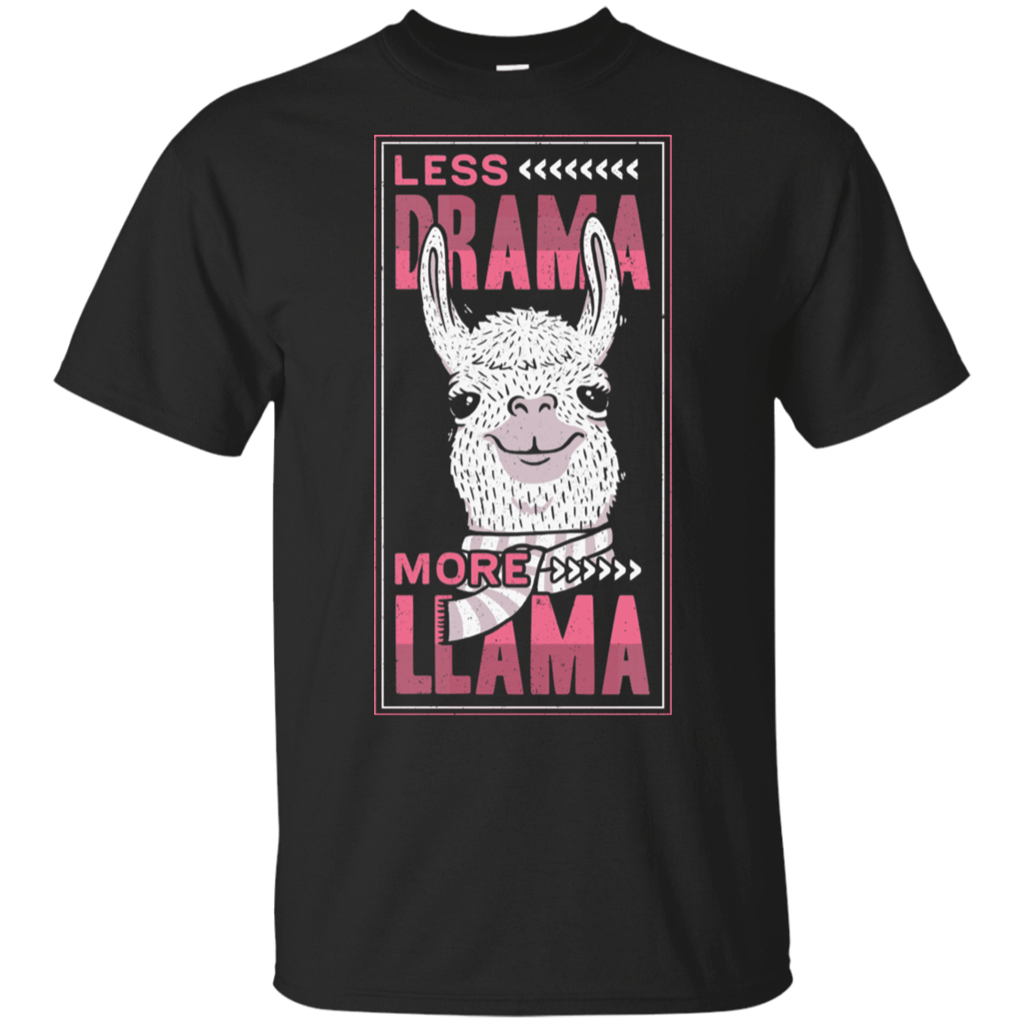 T-Shirts Black / S Less Drama More Llama T-Shirt