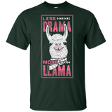 T-Shirts Forest / S Less Drama More Llama T-Shirt