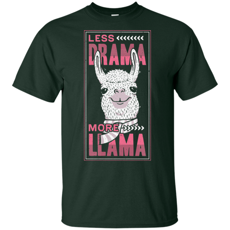 T-Shirts Forest / S Less Drama More Llama T-Shirt