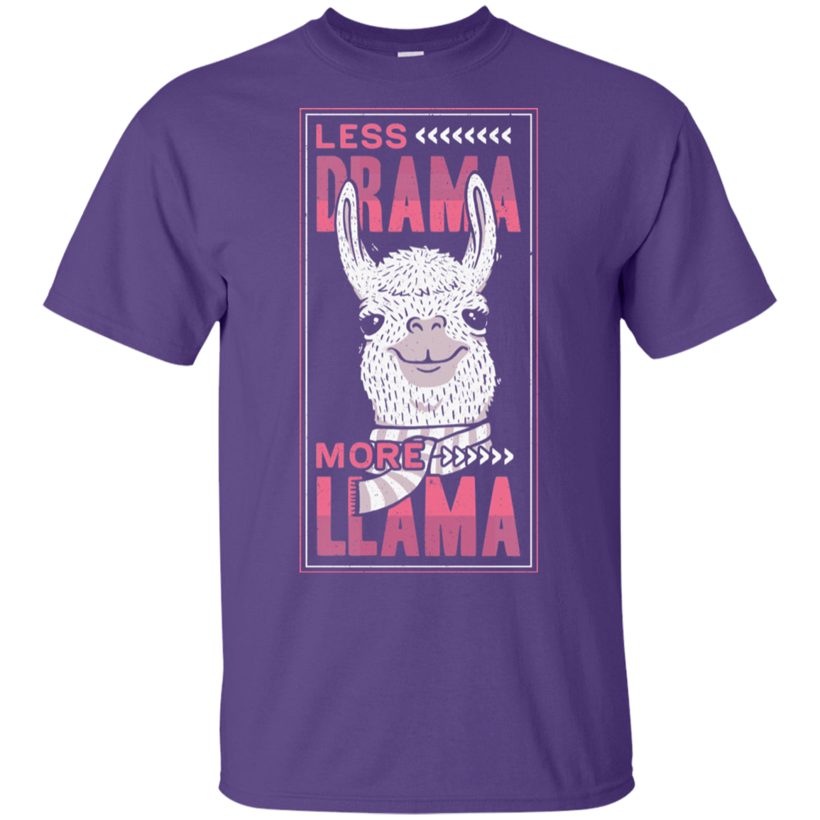 T-Shirts Purple / S Less Drama More Llama T-Shirt