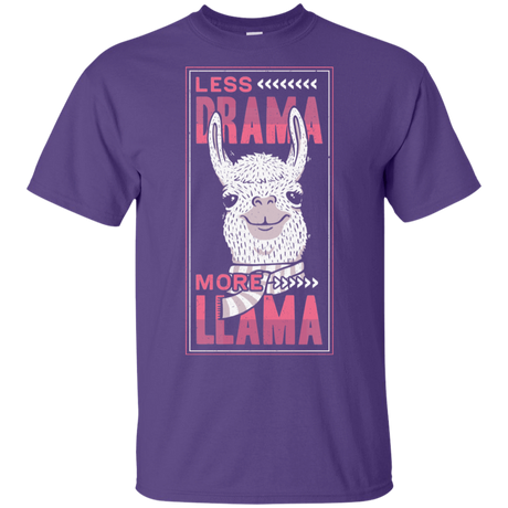 T-Shirts Purple / S Less Drama More Llama T-Shirt