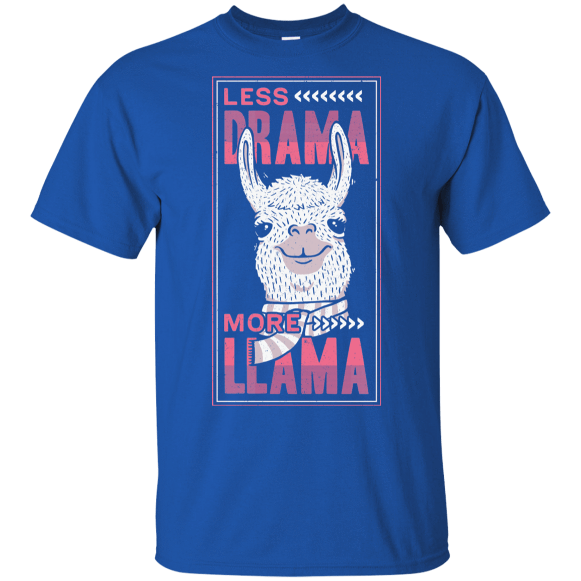 T-Shirts Royal / S Less Drama More Llama T-Shirt