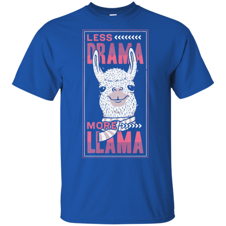 T-Shirts Royal / S Less Drama More Llama T-Shirt