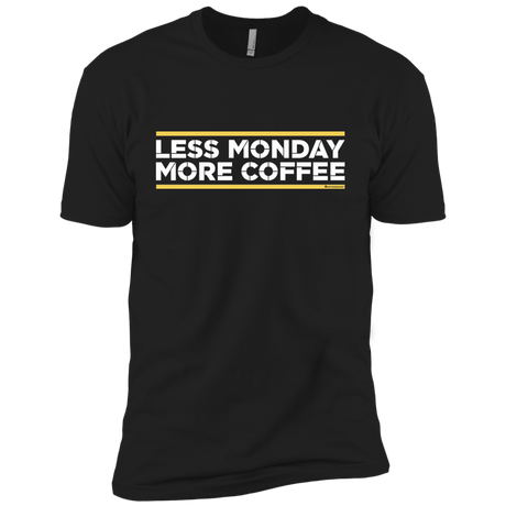 T-Shirts Black / YXS Less Monday More Coffee Boys Premium T-Shirt