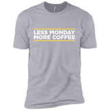 T-Shirts Heather Grey / YXS Less Monday More Coffee Boys Premium T-Shirt