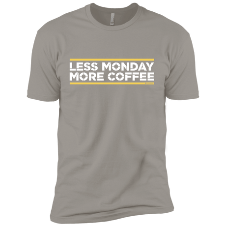T-Shirts Light Grey / YXS Less Monday More Coffee Boys Premium T-Shirt