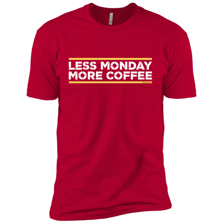 T-Shirts Red / YXS Less Monday More Coffee Boys Premium T-Shirt