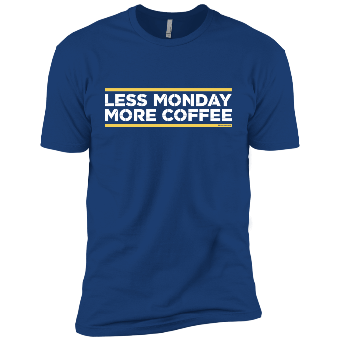 T-Shirts Royal / YXS Less Monday More Coffee Boys Premium T-Shirt