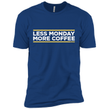 T-Shirts Royal / X-Small Less Monday More Coffee Men's Premium T-Shirt
