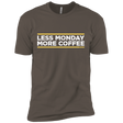 T-Shirts Warm Grey / X-Small Less Monday More Coffee Men's Premium T-Shirt