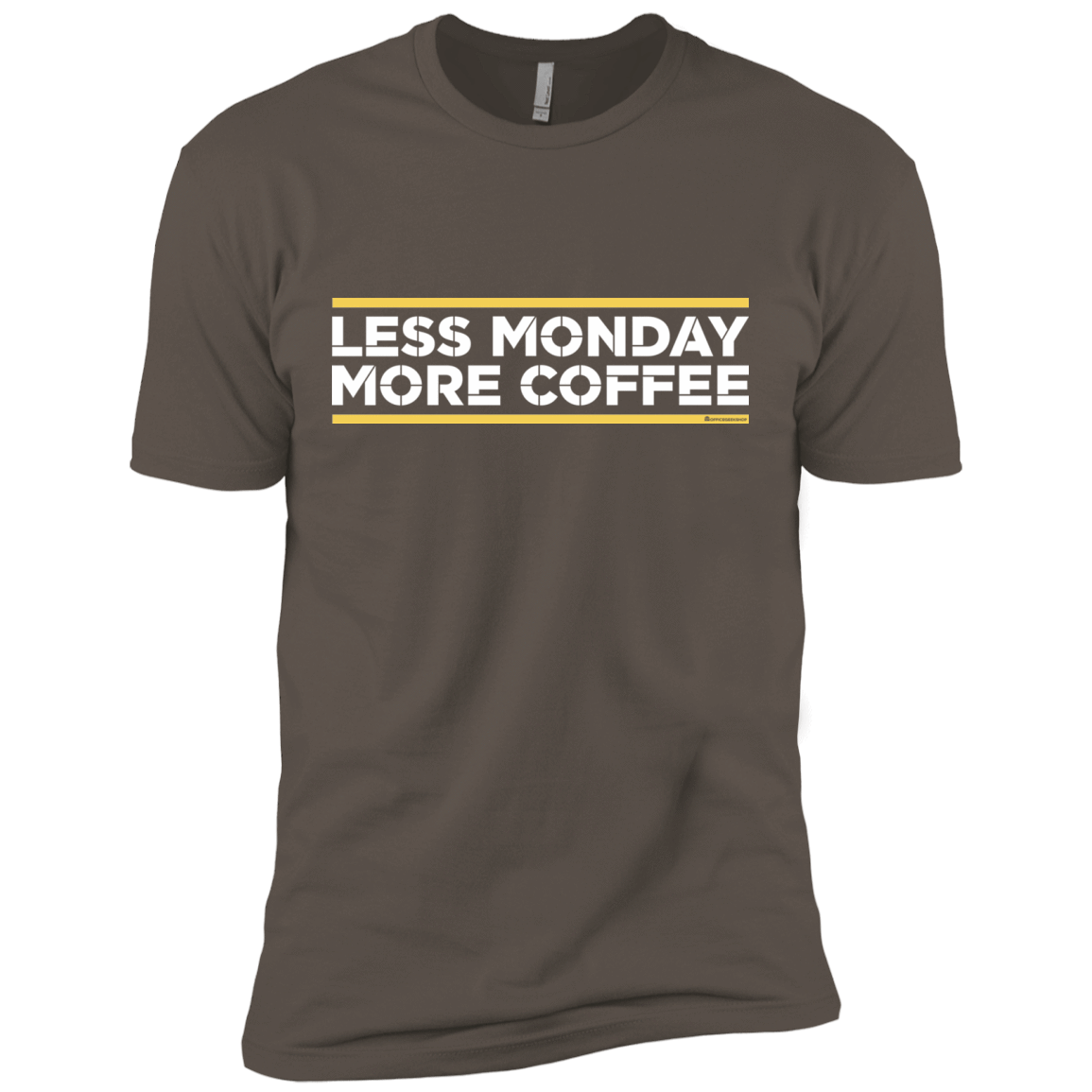 T-Shirts Warm Grey / X-Small Less Monday More Coffee Men's Premium T-Shirt