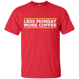 T-Shirts Red / Small Less Monday More Coffee T-Shirt