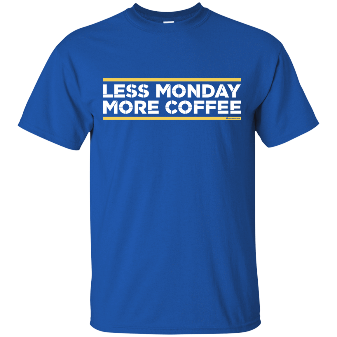 T-Shirts Royal / Small Less Monday More Coffee T-Shirt