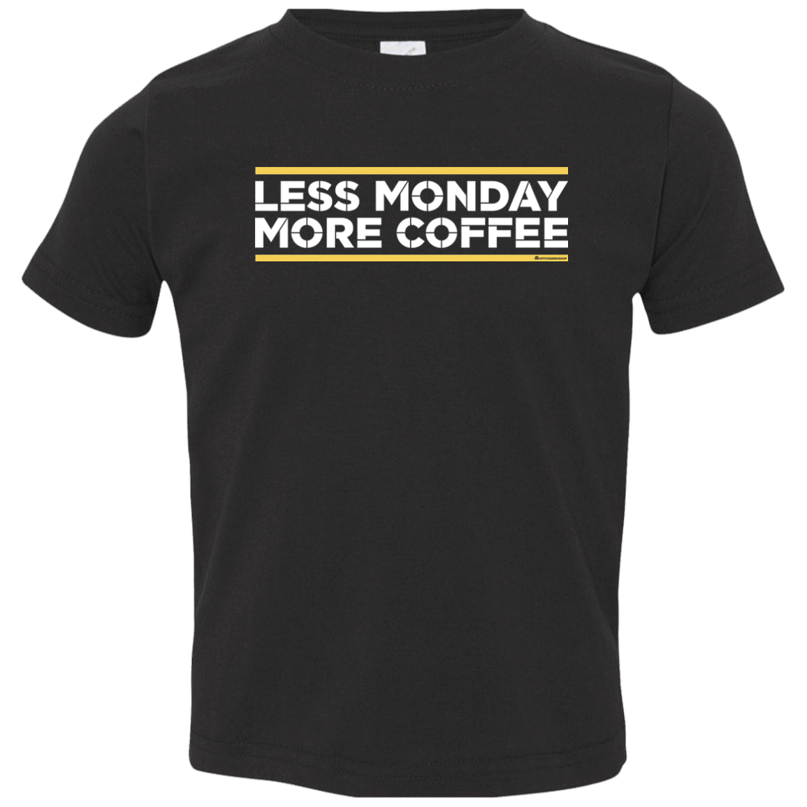 T-Shirts Black / 2T Less Monday More Coffee Toddler Premium T-Shirt