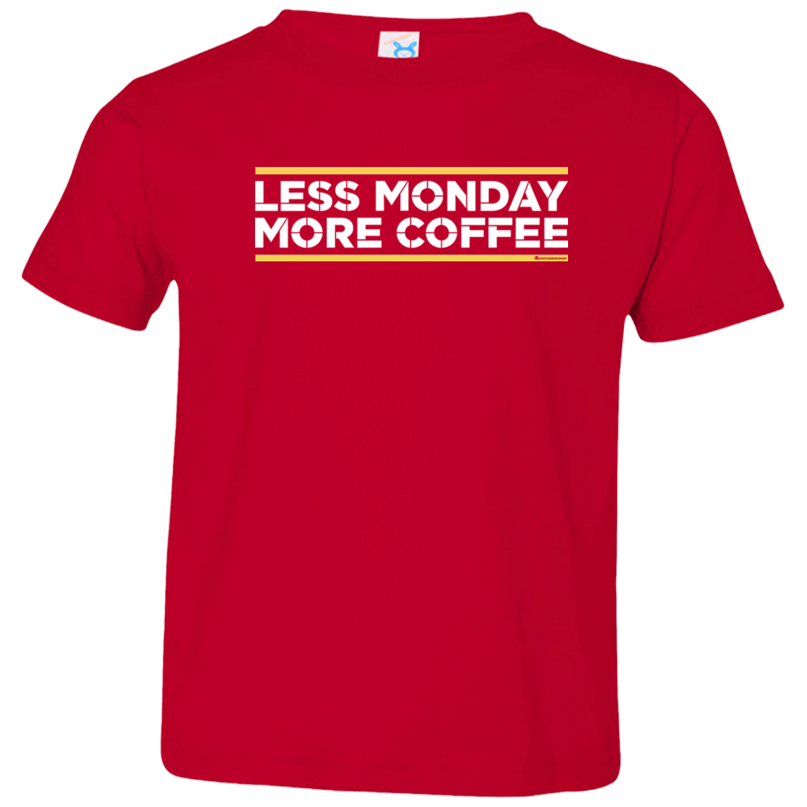 T-Shirts Red / 2T Less Monday More Coffee Toddler Premium T-Shirt