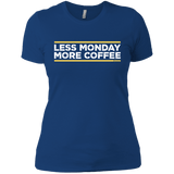T-Shirts Royal / X-Small Less Monday More Coffee Women's Premium T-Shirt