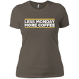 T-Shirts Warm Grey / X-Small Less Monday More Coffee Women's Premium T-Shirt