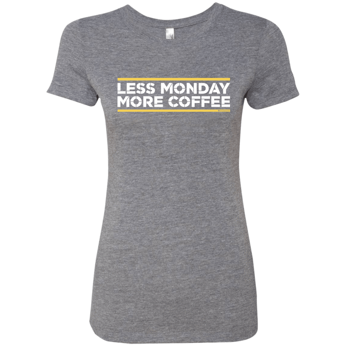 T-Shirts Premium Heather / Small Less Monday More Coffee Women's Triblend T-Shirt