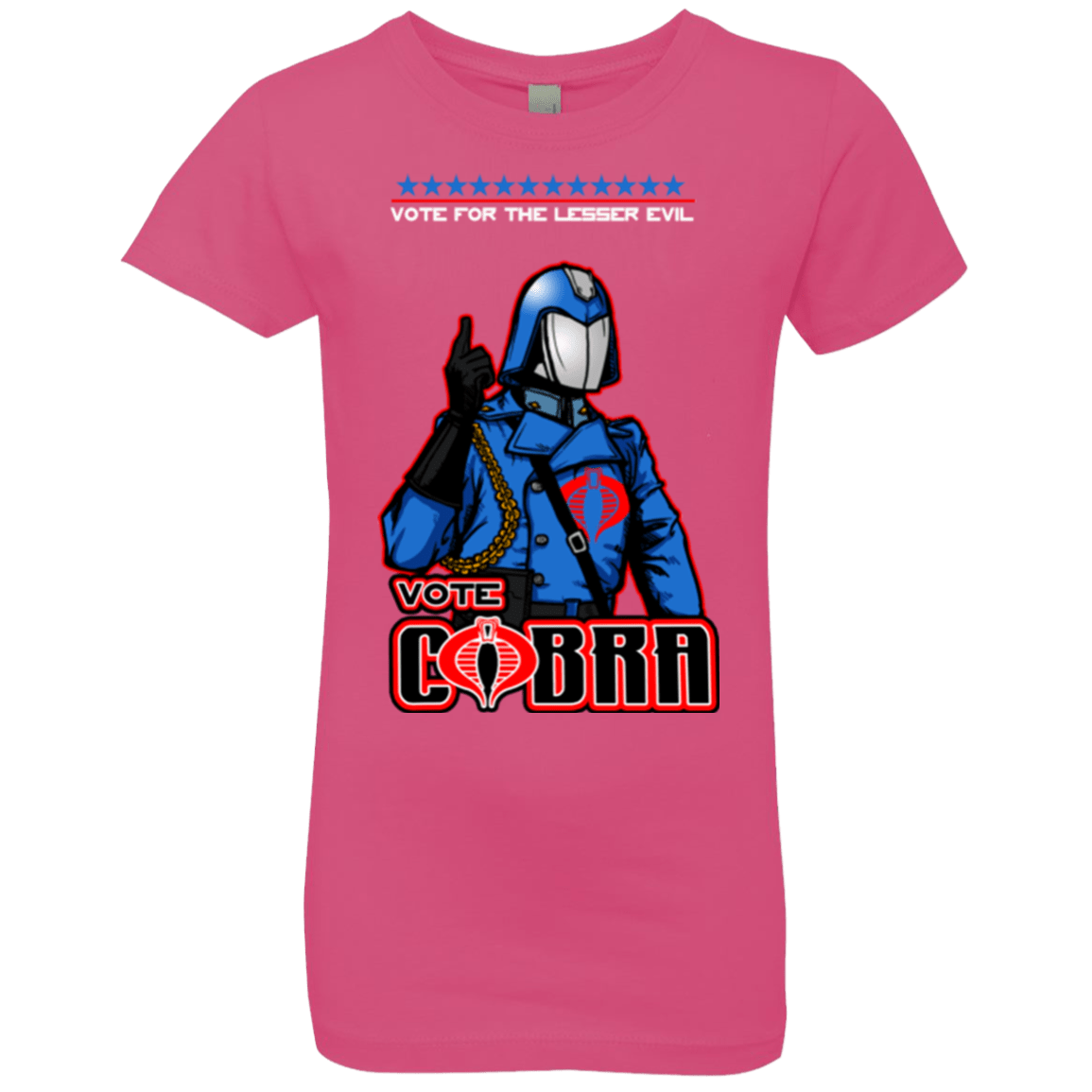 T-Shirts Hot Pink / YXS Lesser Evil Girls Premium T-Shirt