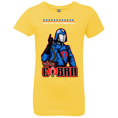 T-Shirts Vibrant Yellow / YXS Lesser Evil Girls Premium T-Shirt