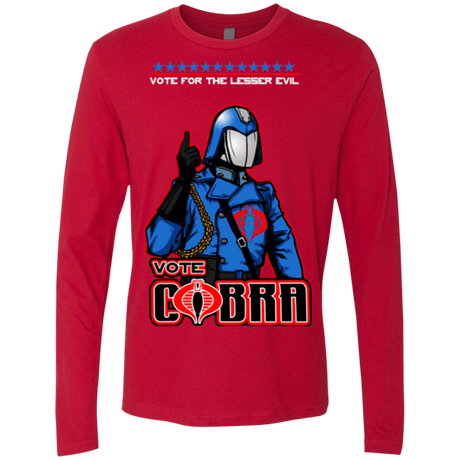 T-Shirts Red / Small Lesser Evil Men's Premium Long Sleeve