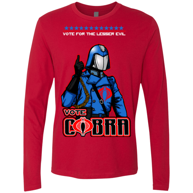 T-Shirts Red / Small Lesser Evil Men's Premium Long Sleeve