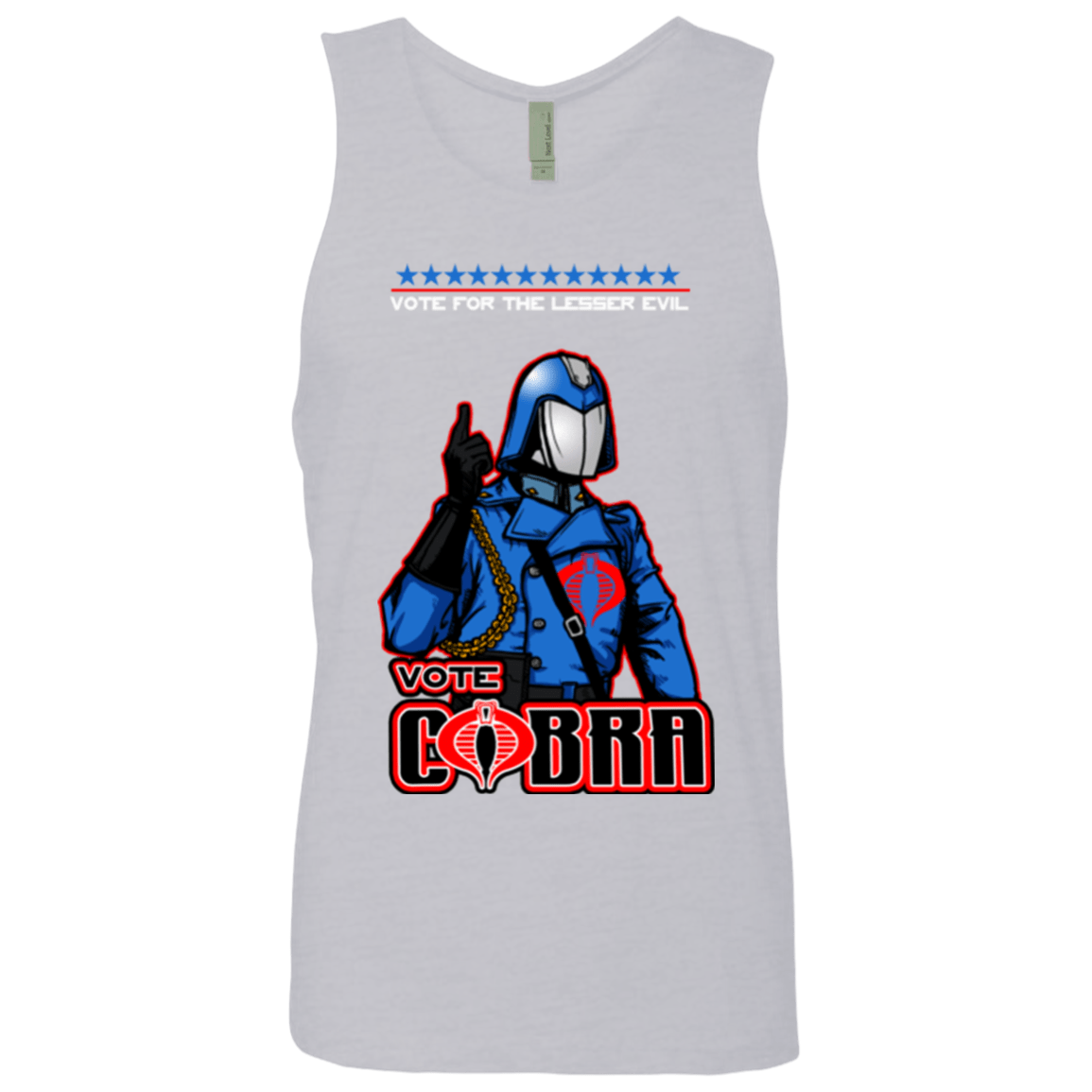 T-Shirts Heather Grey / Small Lesser Evil Men's Premium Tank Top