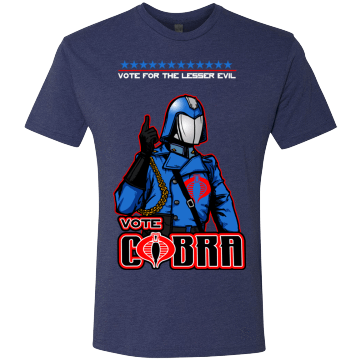 T-Shirts Vintage Navy / Small Lesser Evil Men's Triblend T-Shirt