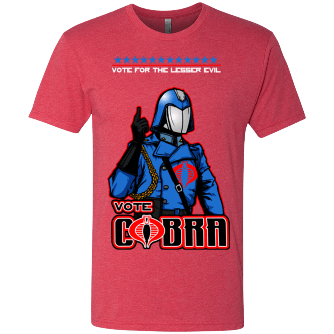 T-Shirts Vintage Red / Small Lesser Evil Men's Triblend T-Shirt