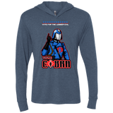 T-Shirts Indigo / X-Small Lesser Evil Triblend Long Sleeve Hoodie Tee