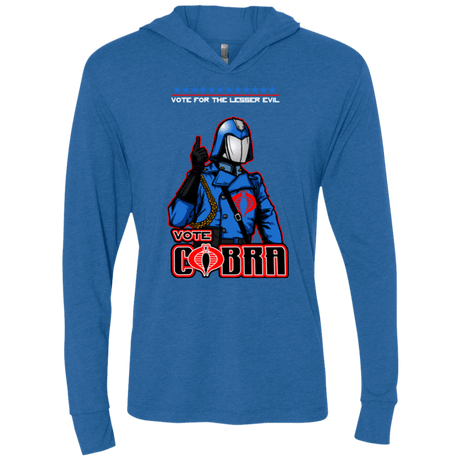 T-Shirts Vintage Royal / X-Small Lesser Evil Triblend Long Sleeve Hoodie Tee