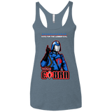 T-Shirts Indigo / X-Small Lesser Evil Women's Triblend Racerback Tank