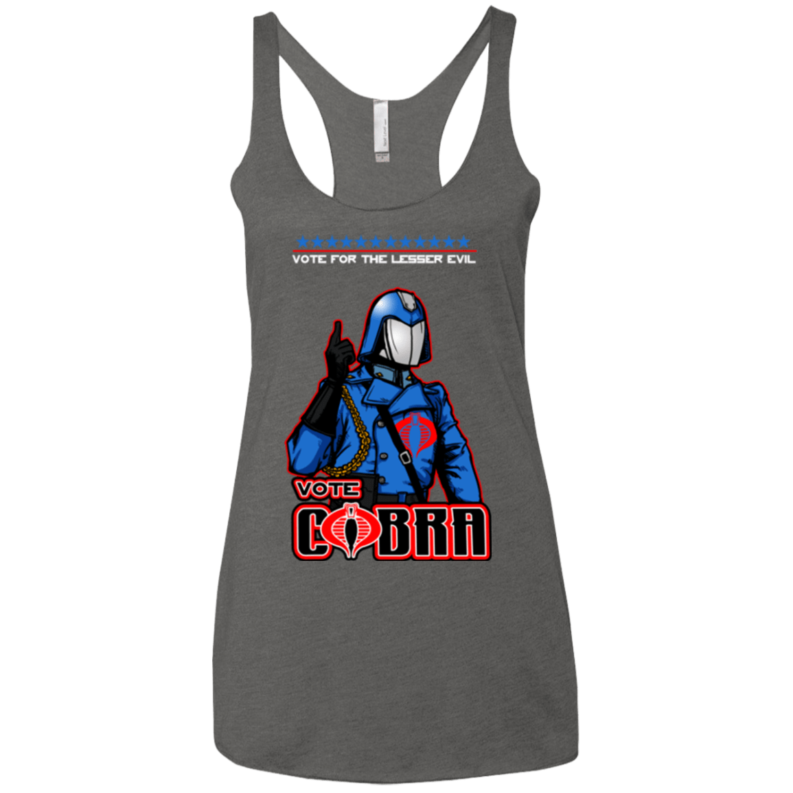 T-Shirts Premium Heather / X-Small Lesser Evil Women's Triblend Racerback Tank