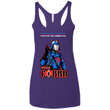 T-Shirts Purple Rush / X-Small Lesser Evil Women's Triblend Racerback Tank