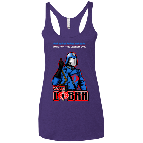 T-Shirts Purple Rush / X-Small Lesser Evil Women's Triblend Racerback Tank