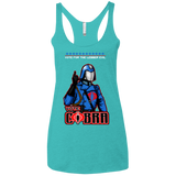 T-Shirts Tahiti Blue / X-Small Lesser Evil Women's Triblend Racerback Tank