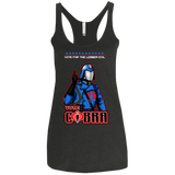 T-Shirts Vintage Black / X-Small Lesser Evil Women's Triblend Racerback Tank