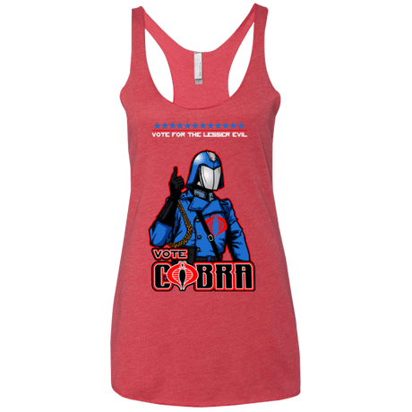 T-Shirts Vintage Red / X-Small Lesser Evil Women's Triblend Racerback Tank